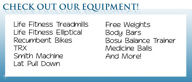 St. Clair Fitness Center Equipment List